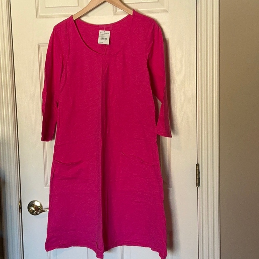 Vintage L Fresh Produce Dalia dress NWT Raspberry